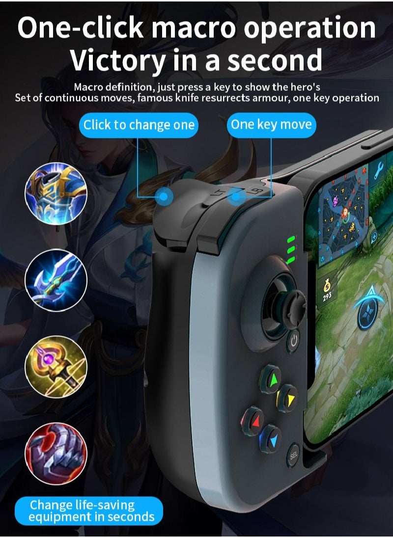 Flash Hawk - D3 Mobile Game Controller Gamepad for iPhone iOS Android PC PS4 Switch - Image 1