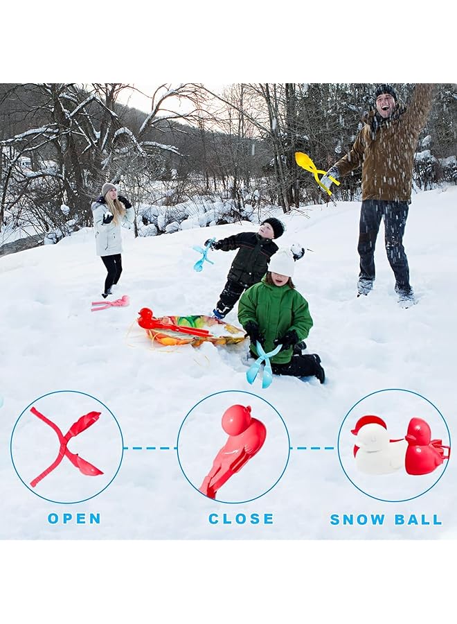 KASTWAVE Snowball Maker Toys Game Clip Spherical Duck Snowman Heart Snowball Maker Snow Ball Clip Sand Mold Tool Beach Sand Toy Fun Winter For Outdoor Snow Toy Fight For Snow Fight (Green) - Image 2