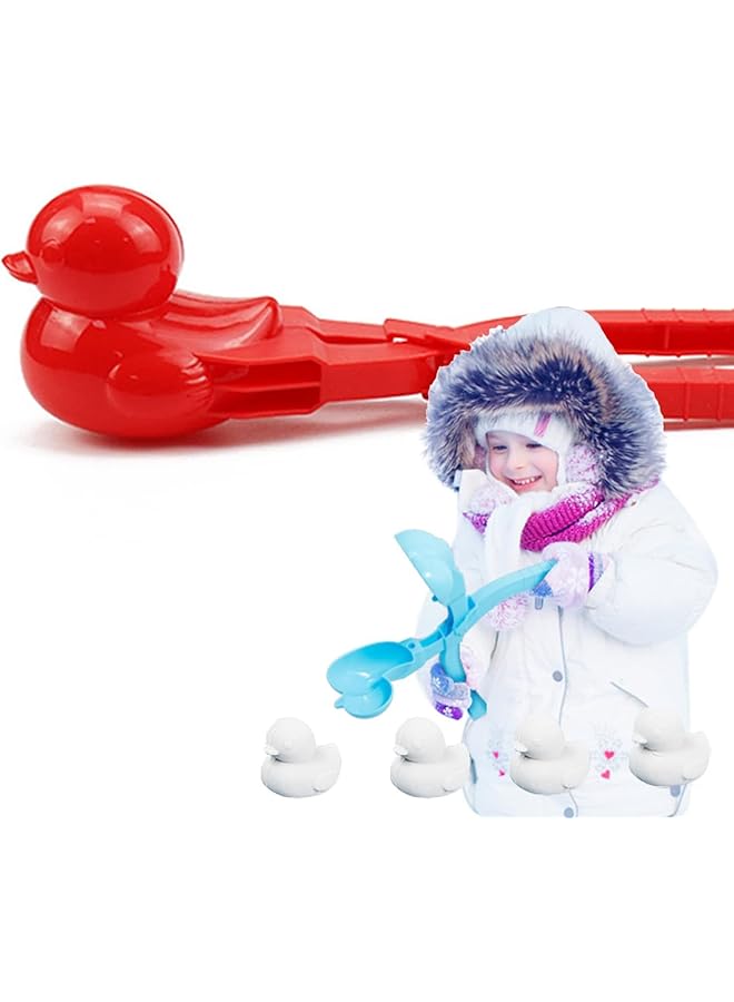 KASTWAVE Snowball Maker Toys Game Clip Spherical Duck Snowman Heart Snowball Maker Snow Ball Clip Sand Mold Tool Beach Sand Toy Fun Winter For Outdoor Snow Toy Fight For Snow Fight (Green) - Image 5