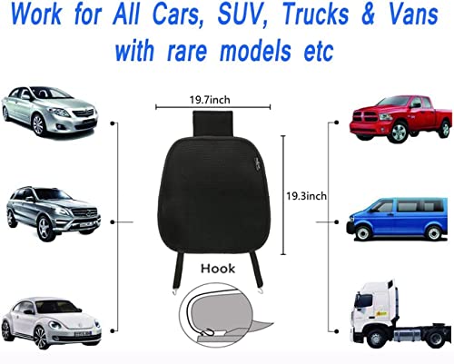 BIGANT Big Ant Breathable Car Seat Cushion, 1PC Car Interior Seat Cover Cushion Pad Mat for Auto Supplies Home Office Chair (Black) - Image 3