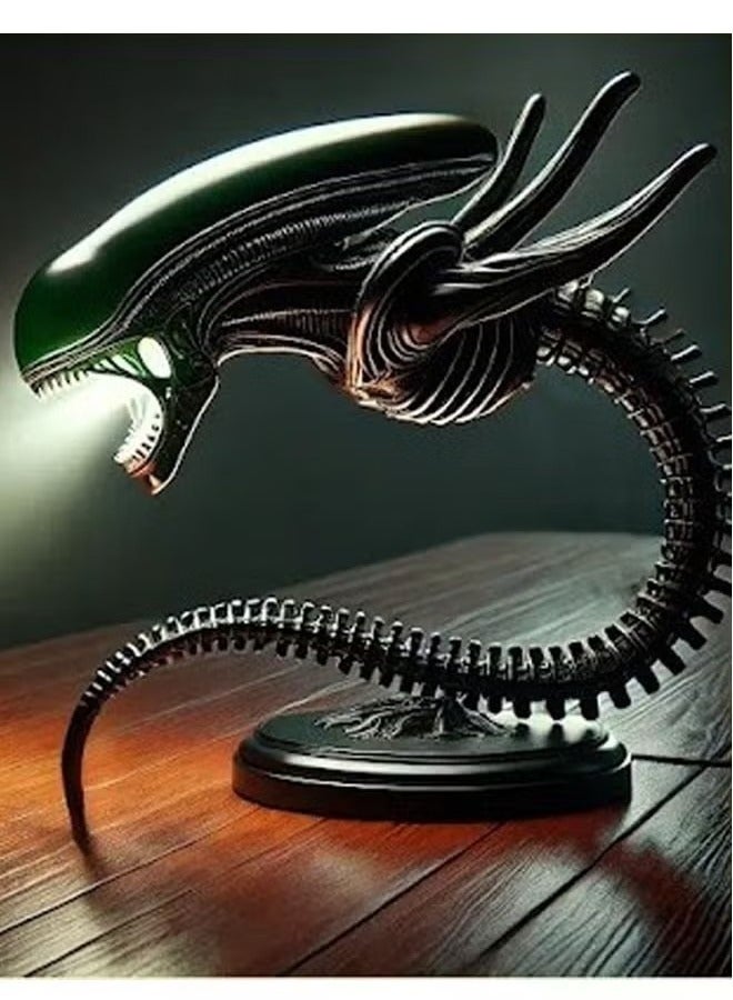 general Alien Creature Lamp Stand Bedroom Home Decor Lamp Black