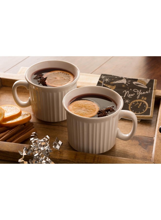 كورنينج وير كوبان سيراميك للطعام من CorningWare، سعة 20 أونصة، بأغطية تهوية خالية من مادة BPA، لون أبيض فرنسي - Image 3