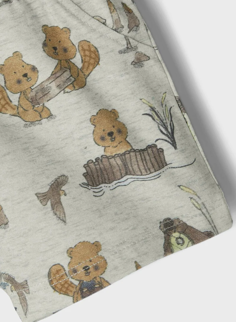 NAME IT Infant Graphic Shorts