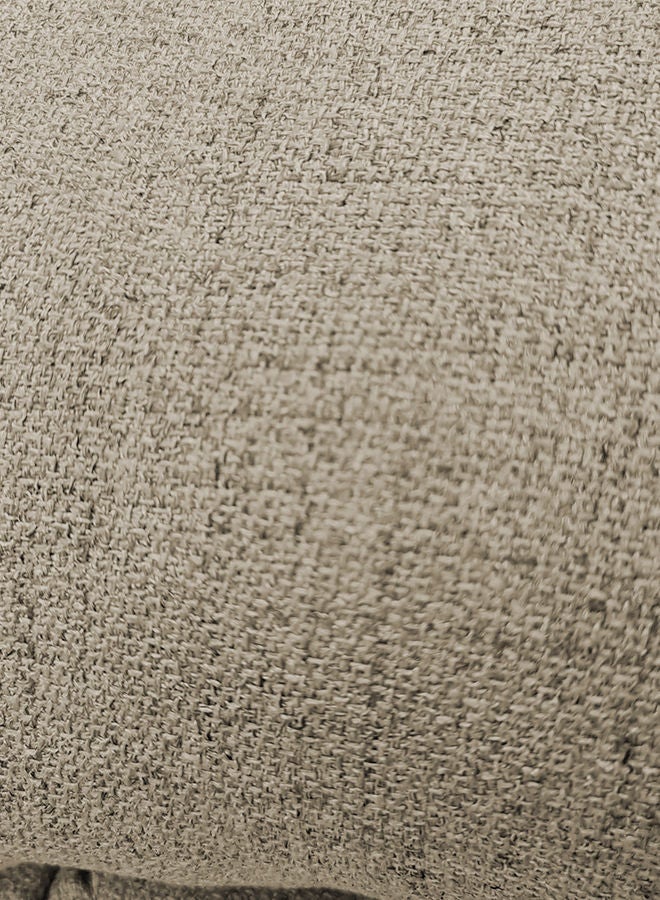 REGAL IN HOUSE Linen Upholstered Rocking Recliner Chair With Bed Mode - Linen Beige - 90x100x80cm  - Image 5