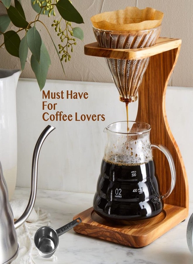 ALAZCO 3pc BPA FREE STAINLESS STEEL ALAZCO COFFEE MEASURING SCOOP 1/8 CUP (2 Tbsp | 30 ml | 30 cc | 1 oz) Holiday Baking Cooking Measuring Scoop Spice Herbs Salt Sugar Flour Cocoa Protein Powder Keto Cream - Image 4