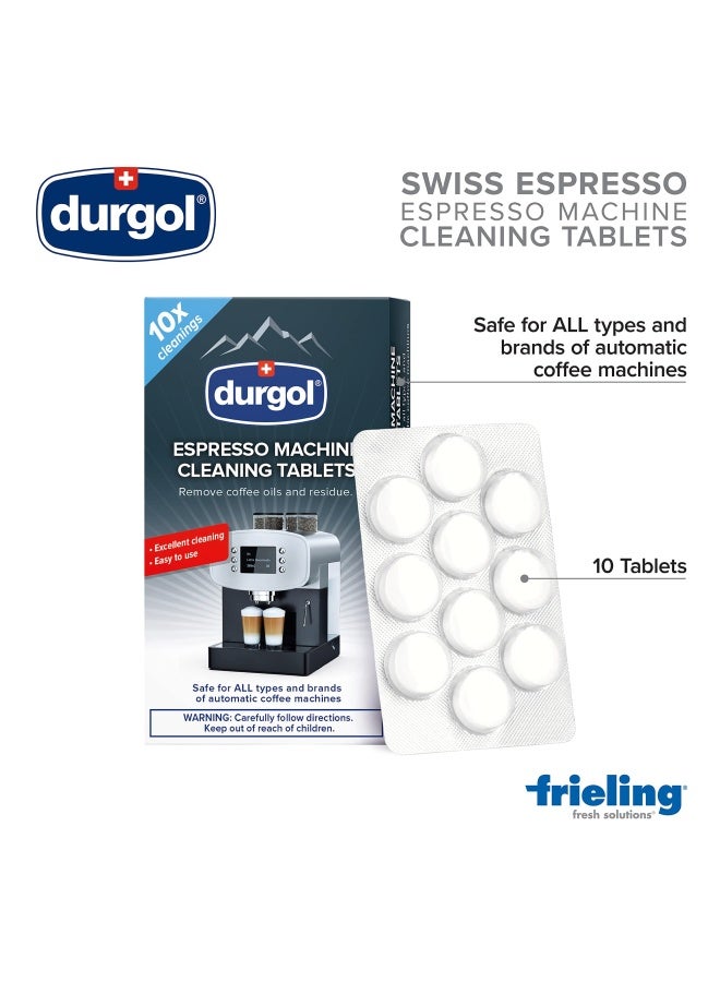 Durgol أقراص تنظيف ماكينة الإسبريسو وصانعة القهوة دورغول 10 قطع - Image 2