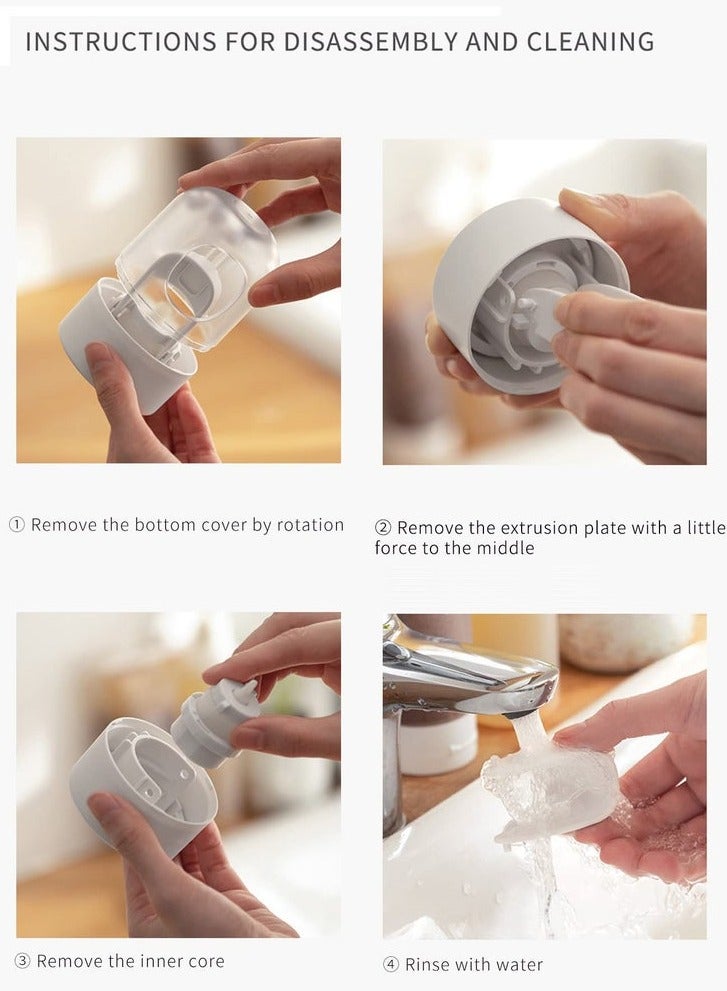 joyzzz Toothpaste Dispenser, Wall Mounted Automatic Toothpaste Squeezer for Kids and Adults, with Strong Adhesive Sticky Hook, White - Image 2