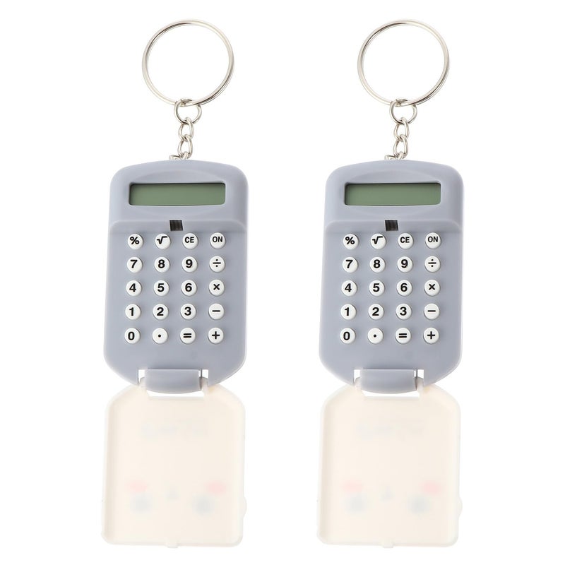 Portable Mini Calculator Cute Cartoon Design Practical Pocket Sized For Students School Supplies - Image 2