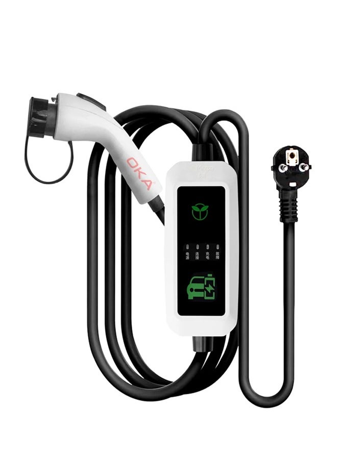OKA Electric Car Charger Compatible with All Electric Cars 3.5KW – 16A – 250V / Model YYU50  - Image 1