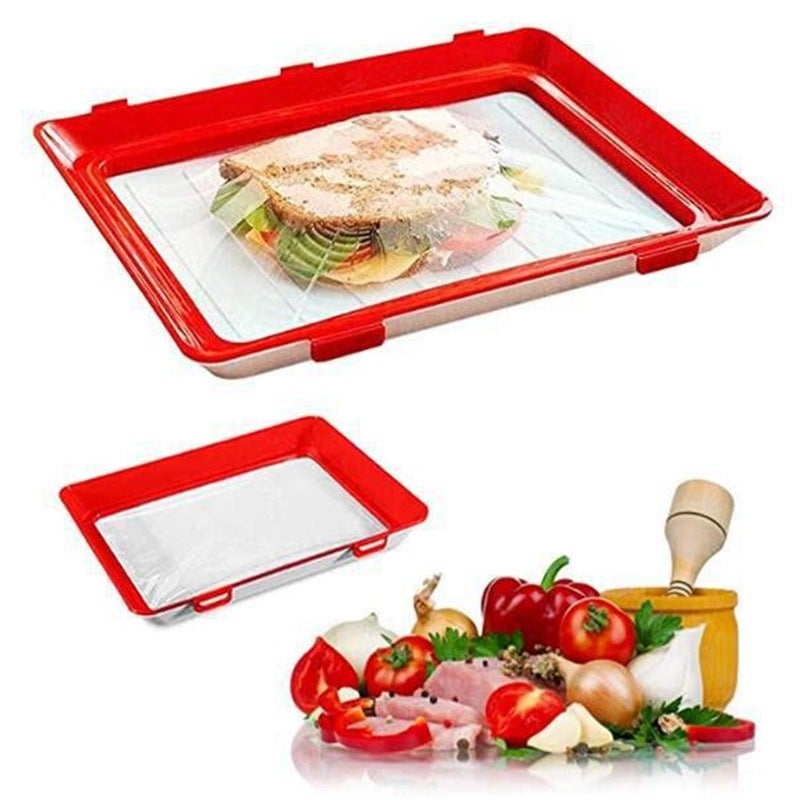 Spot Creative Vacuum Preservation Tray Creave Fod Presentation Try Environmental Protection Tray - Image 5