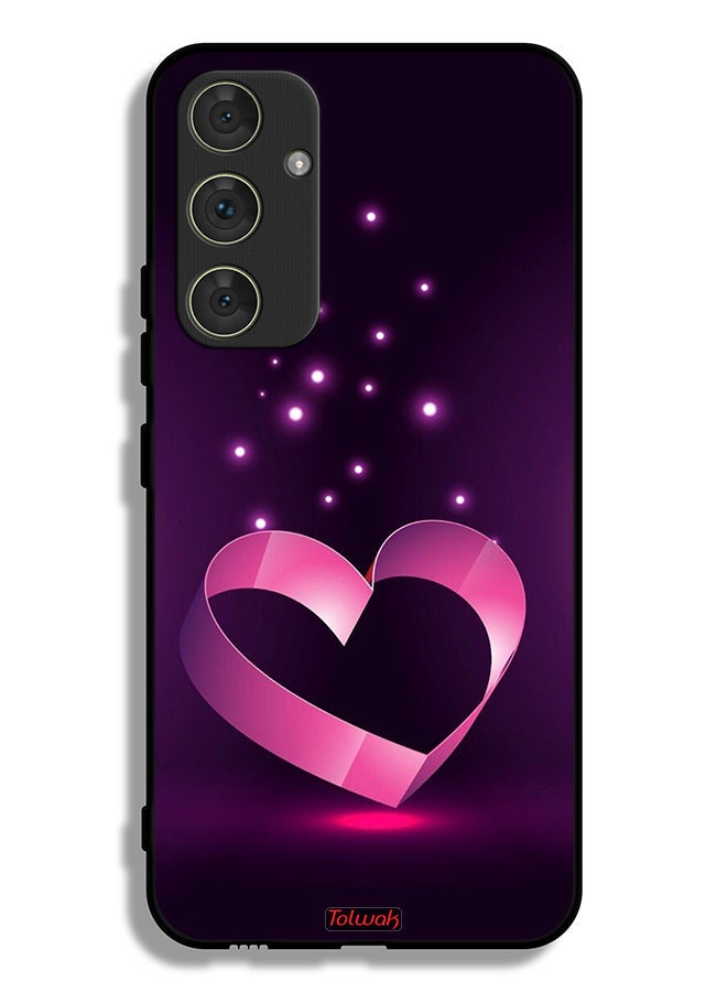 Tolwak Samsung Galaxy A54 5G Protective Case Cover Heart Art - Image 1
