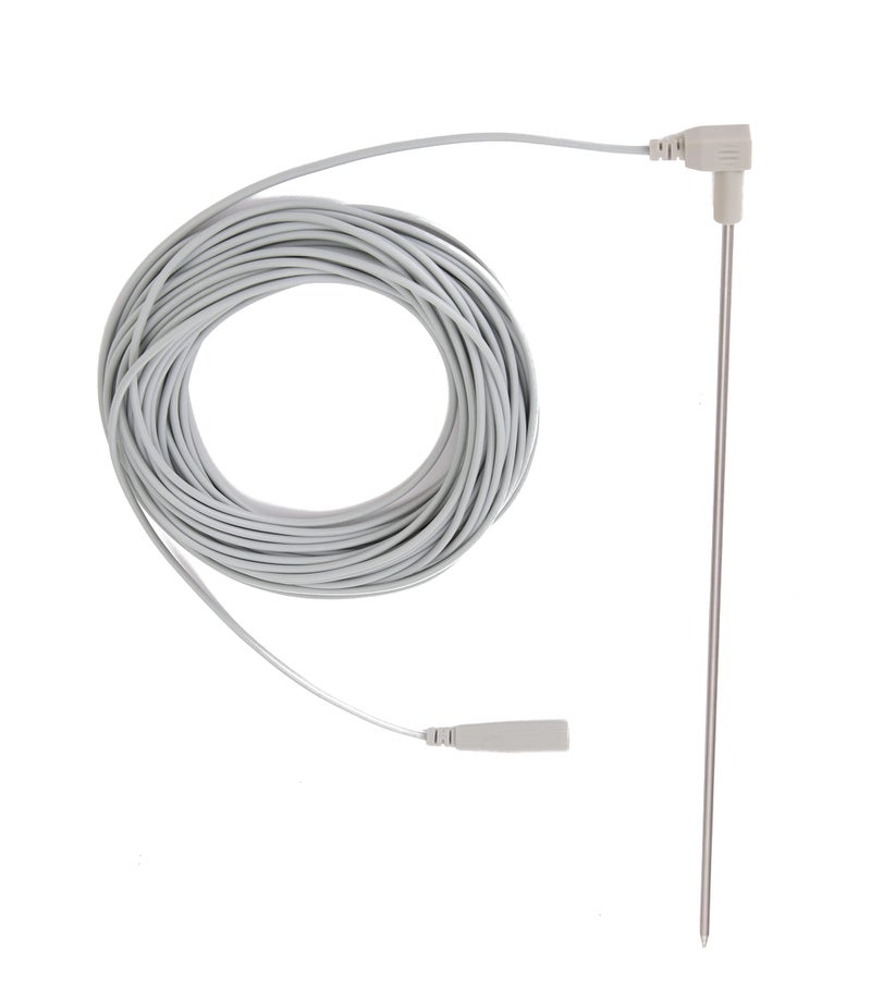 Hooga Grounding Rod with 40 ft Ground Wire for Grounded Earth Connected Products, Mats, Sheets, Pads, Wrist Bands, Blankets, Pillow Case. Stay Grounded Indoors. Stainless Steel Rod. Great for Travel. - Image 1