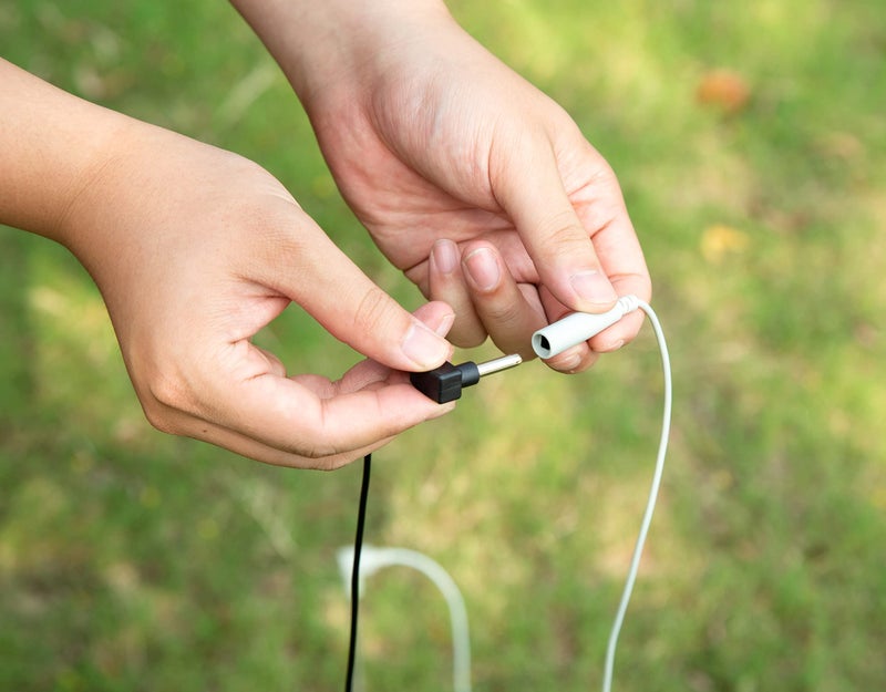 Hooga Grounding Rod with 40 ft Ground Wire for Grounded Earth Connected Products, Mats, Sheets, Pads, Wrist Bands, Blankets, Pillow Case. Stay Grounded Indoors. Stainless Steel Rod. Great for Travel. - Image 5