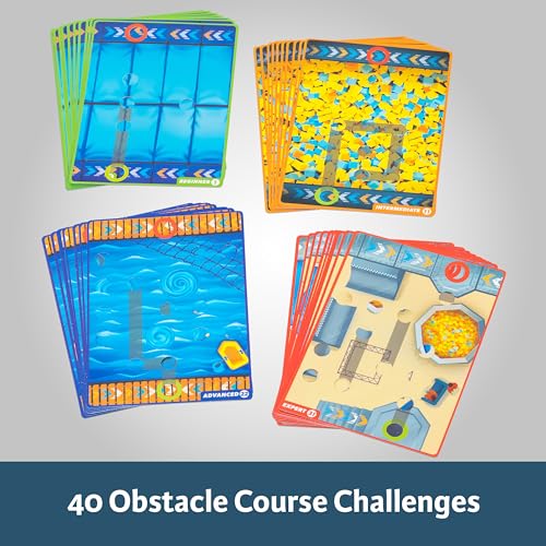 ThinkFun Obstacle Hero Magnetic Logic Game 40 Easy to Expert Challenges Build Routes Lift Obstacles and Test Mental Agility for Ages 8 - Image 5