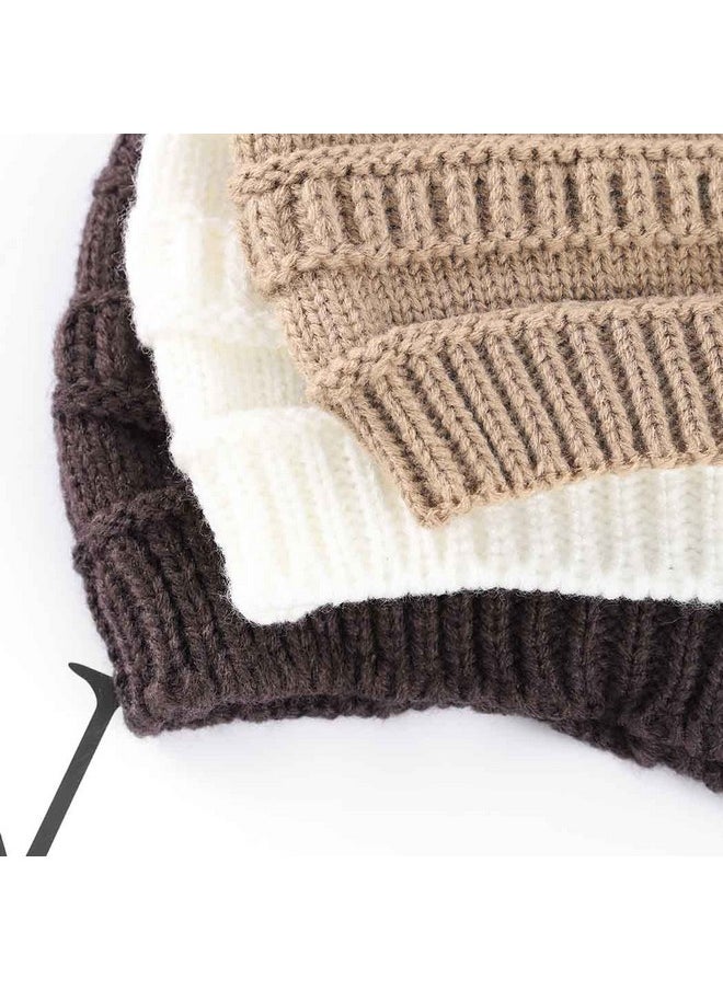 Woeoe - Warm Winter Headbands Knitted Turban Head Wraps Wide Crochet Stretchy Ear Warmer Soft Stretch Head Scarfts For Women And Girls - Image 1