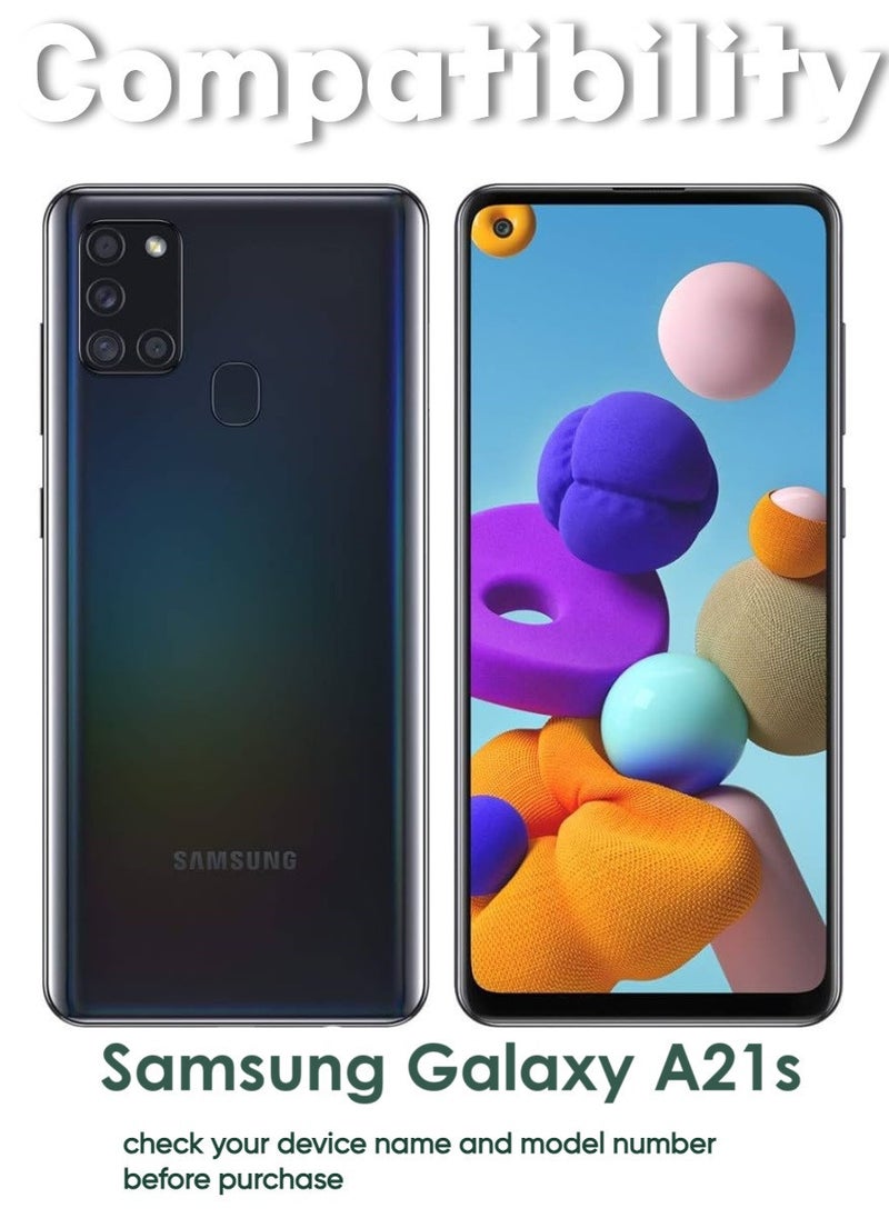 ACLIX 5 Pieces Antistatic ESD Dustproof Premium Quality High Definition Tempered Glass Screen Protector Designed For Samsung Galaxy A21s - Image 3