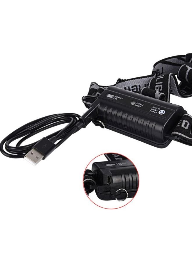 NIBEMINENT - 8500Lm Xml T6+2R5 3 LED Rechargeable 18650 Headlamp Head Light Torch - Image 1