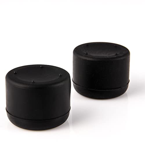 PSS Gaming Controller Soft Rubber Thumb Grips Black Thumbstick Joystick Extra High Enhancements Cover Caps Skin for Playstation 5 PS5 PS4 PS3 Xbox 360 Xbox One (8PCS) - Image 4