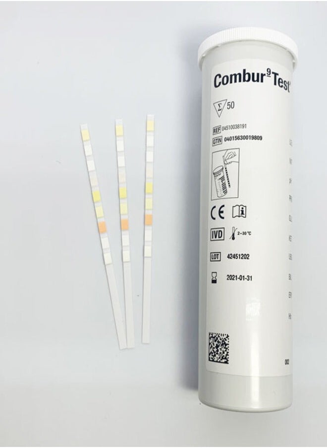 Pack of 100 Combur 10 Test UX Urine Ketones Test Strips - pzsku/Z9BEB7ED49966E969505BZ/45/_/1695234113/b143ee3f-5821-4999-926d-f8fefe1f25b9