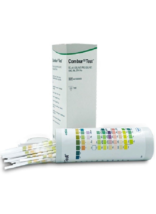 cobas Pack of 100 Combur 10 Test UX Urine Ketones Test Strips - Image 5