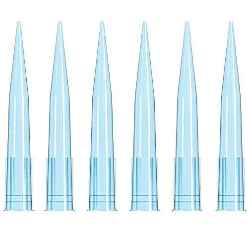 ONiLAB Pipette Tips 1000 UL/ 1mL 500 PCS Clear Blue Laboratory Universal Plastic Liquid Pipettor Tips Polypropylene (PP) Autoclavable - Image 1