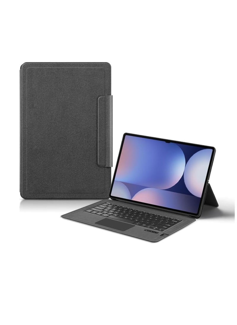 Generic - Keyboard Compatible with Samsung Galaxy Tab S10 Ultra 14.6 inch 2024 Touch Shaft Bluetooth Keyboard Leather Case For Galaxy Tab S10 Ultra Tablet - Image 1