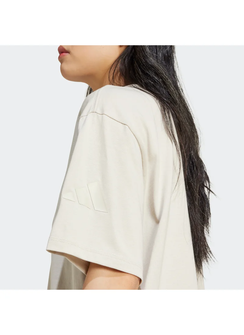 اديداس Essential Big Logo Boyfriend T-Shirt