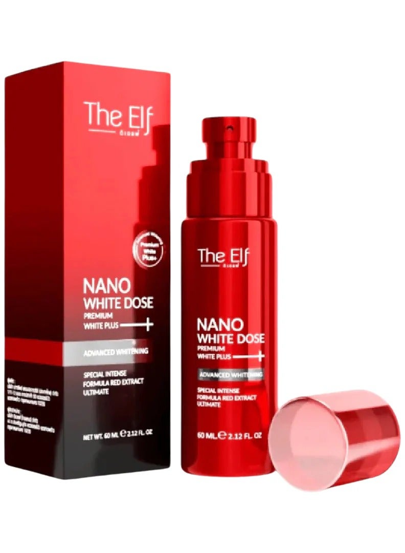 The Elf Nano White Serum for Face & Body – 60ml | Skin Lightening, Glutathione + Snow Algae Extract - Image 1
