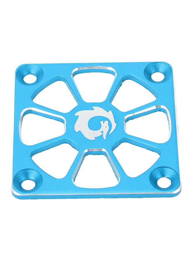 Loquat RC Cooling Fan Cover 1.57in Wide Aluminium Alloy Easy Installation RC ESC Cooling Fan Cover for Repair Replacement Blue - Image 4