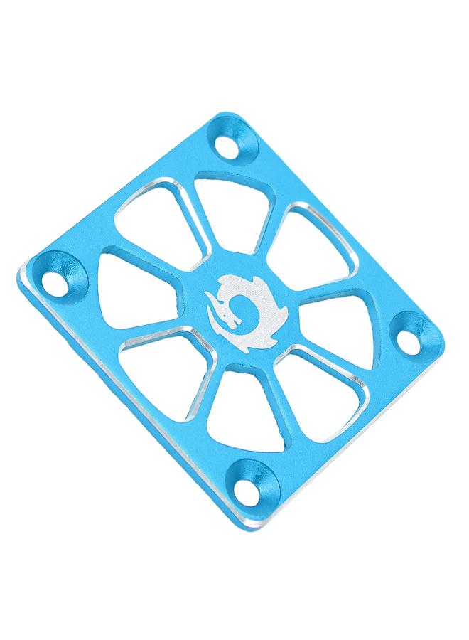 Loquat RC Cooling Fan Cover 1.57in Wide Aluminium Alloy Easy Installation RC ESC Cooling Fan Cover for Repair Replacement Blue - Image 2