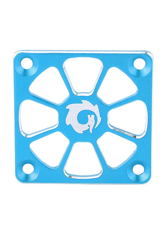 Loquat RC Cooling Fan Cover 1.57in Wide Aluminium Alloy Easy Installation RC ESC Cooling Fan Cover for Repair Replacement Blue - Image 1