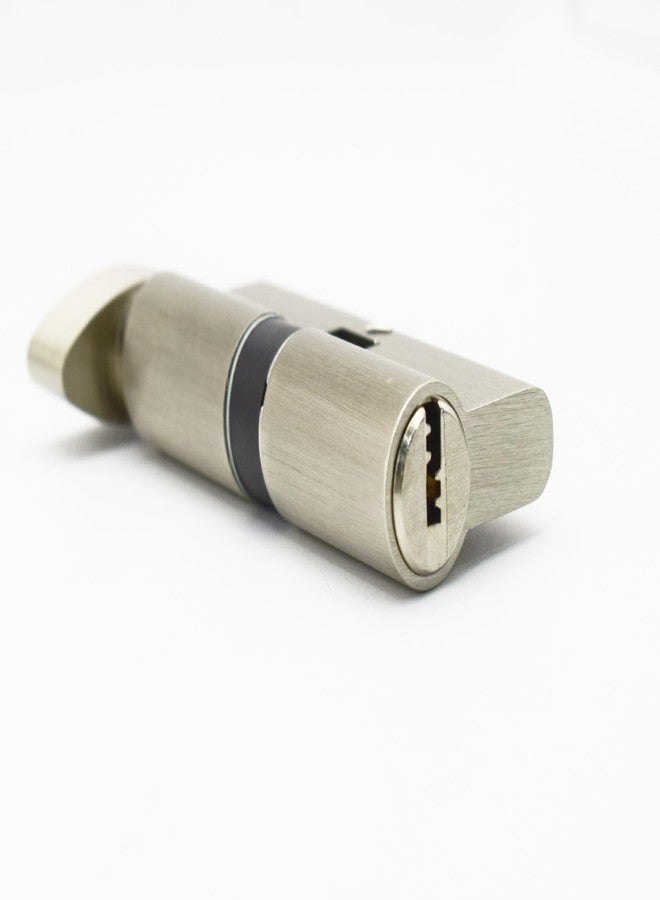 RAB Brass Cylinder Lock for Mortise Handle Lock Fittings for Wooden Door, Cylinder Lock with 3 Ultra Keys (Code- CYN Lock, Finish- SS, Matt, Size-60mm, Pack of 1 PCS CylinderLock) - Image 2