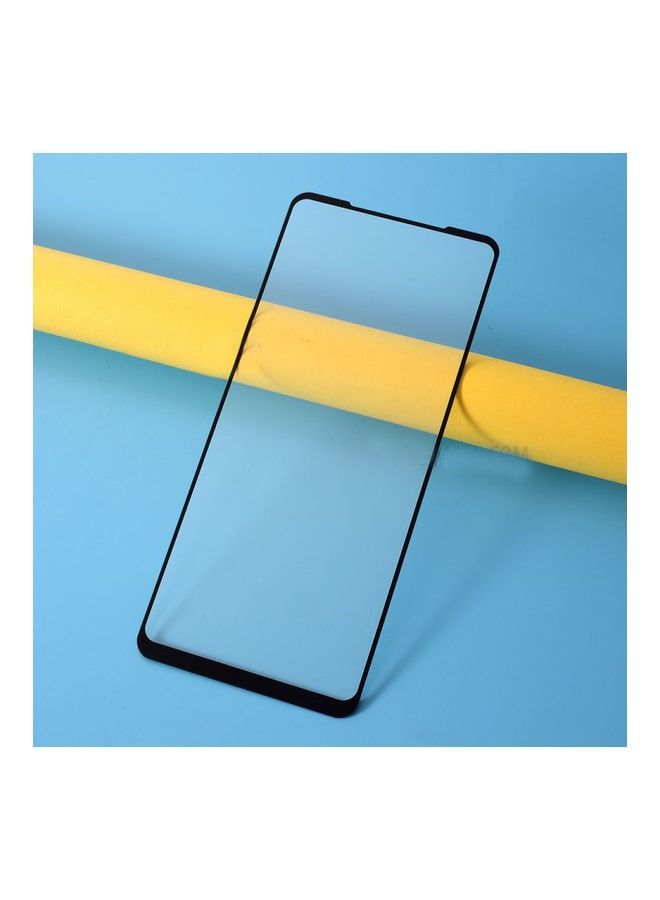 9D Tempered Glass Screen Protector For Samsung Galaxy A21S Black/Clear - Image 3