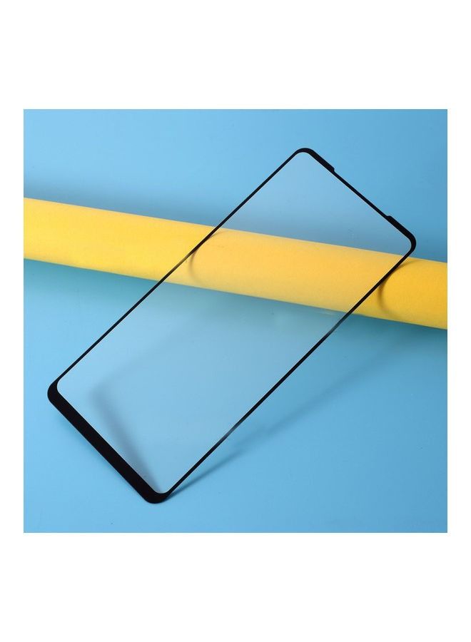 9D Tempered Glass Screen Protector For Samsung Galaxy A21S Black/Clear - Image 2
