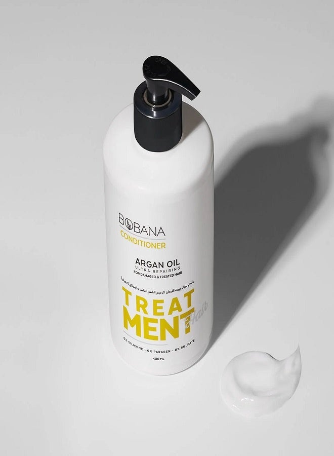 بوبانا بلسم علاج الشعر بزيت الأرغان 400 مل - Image 3