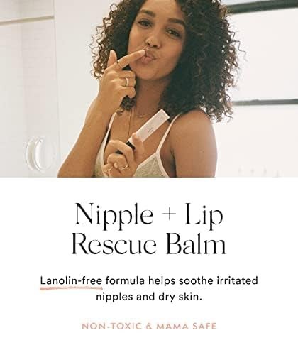 HATCH Nipple Lip Rescue Balm 1oz Lanolin Free Nipple Cream Natural Nipple Care for Breastfeeding Hydrating Nipple Balm Mama Safe Breastfeeding Essentials - Image 3