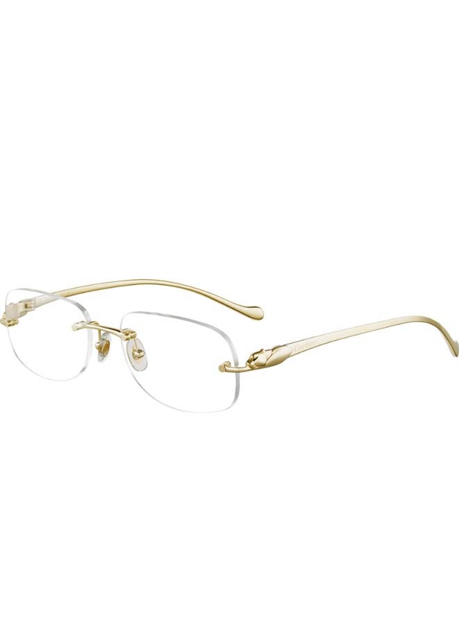 Cartier إطارات نظارات مستطيلة الشكل للجنسين CT0058O 002 52 - حجم العدسة: 52 مليمتر - Image 1