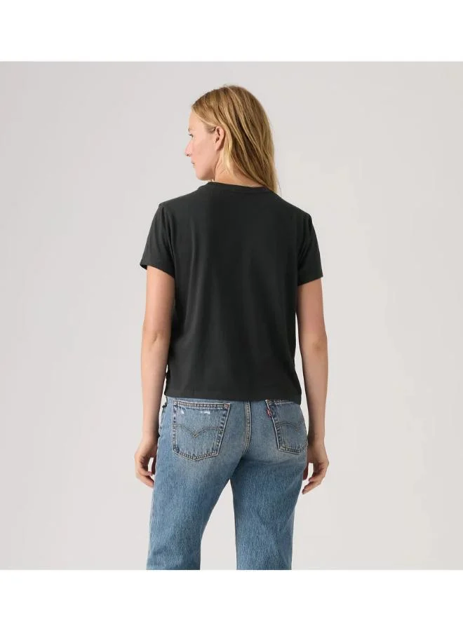 ليفايز تيشيرت بياقة دائرية برسومات