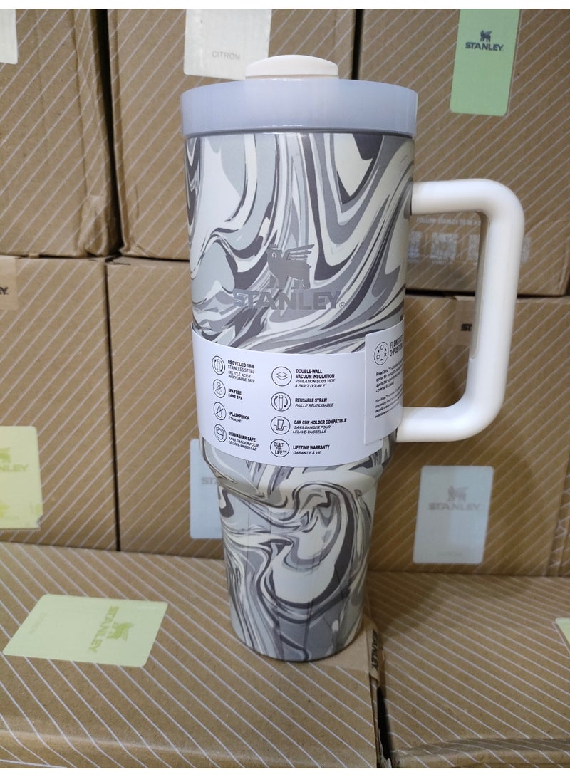 Stanley Stanley Quencher H2.0 Tumbler Stainless Steel 1200ml ( classic marble) - Image 3