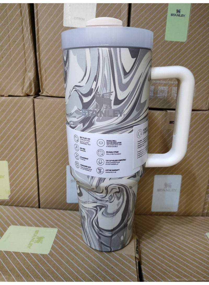 Stanley Stanley Quencher H2.0 Tumbler Stainless Steel 1200ml ( classic marble) - Image 2