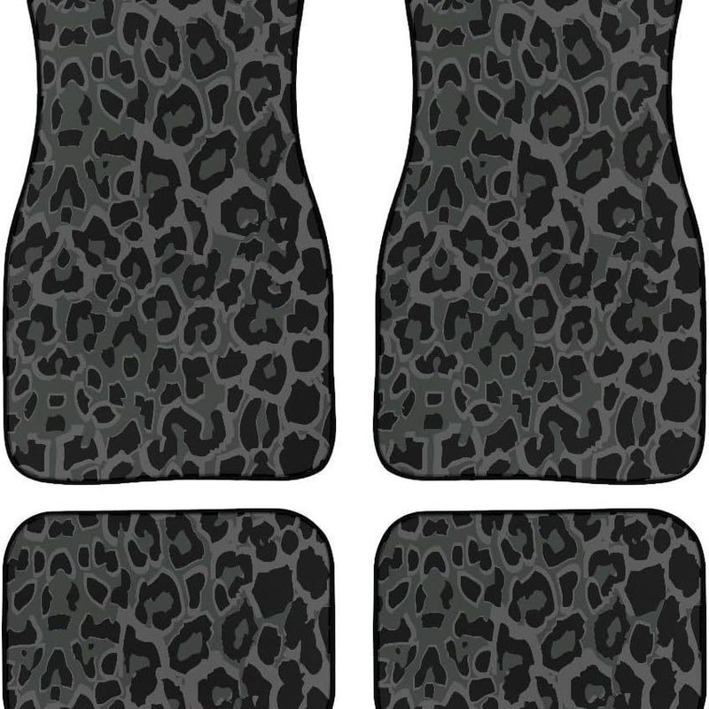 Temu -Selling American Printed Car Floor Mats, Four-Piece Set For All Seasons, Crystal Velvet, Non-Slip And Easy To Care For - Image 1