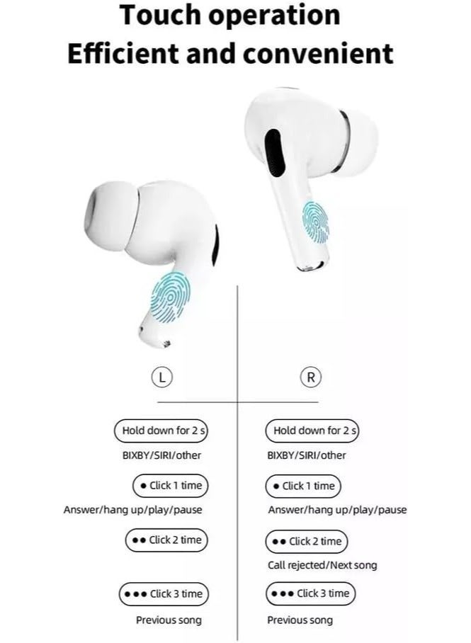 Gravity "Best One A9 Pro Touch Screen Wireless Headphones: TWS Earbuds with Bluetooth ANC & Sport Earphone Features" - Image 5