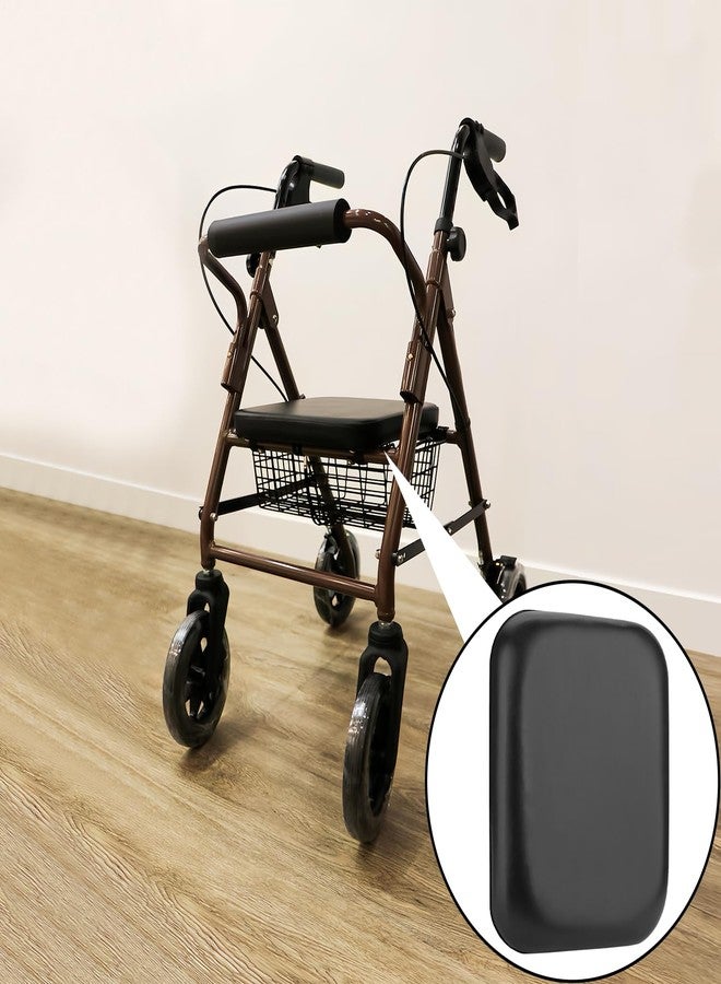 merrisport وسادة بديلة لمقعد مشاية بعجلات، مقاس 12 × 16 بوصة، مقعد مبطن للمشايات ذات العجلات، غطاء فينيل مقاوم للماء مع إسفنج عالي المرونة، قطعة غيار سهلة التركيب مع براغي وأقواس تثبيت. - Image 3