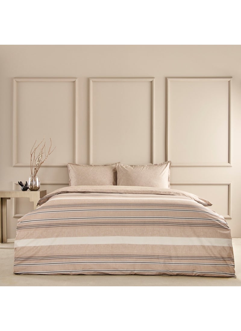 TA - Perle Single Duvet Cover Set Brown - Image 1