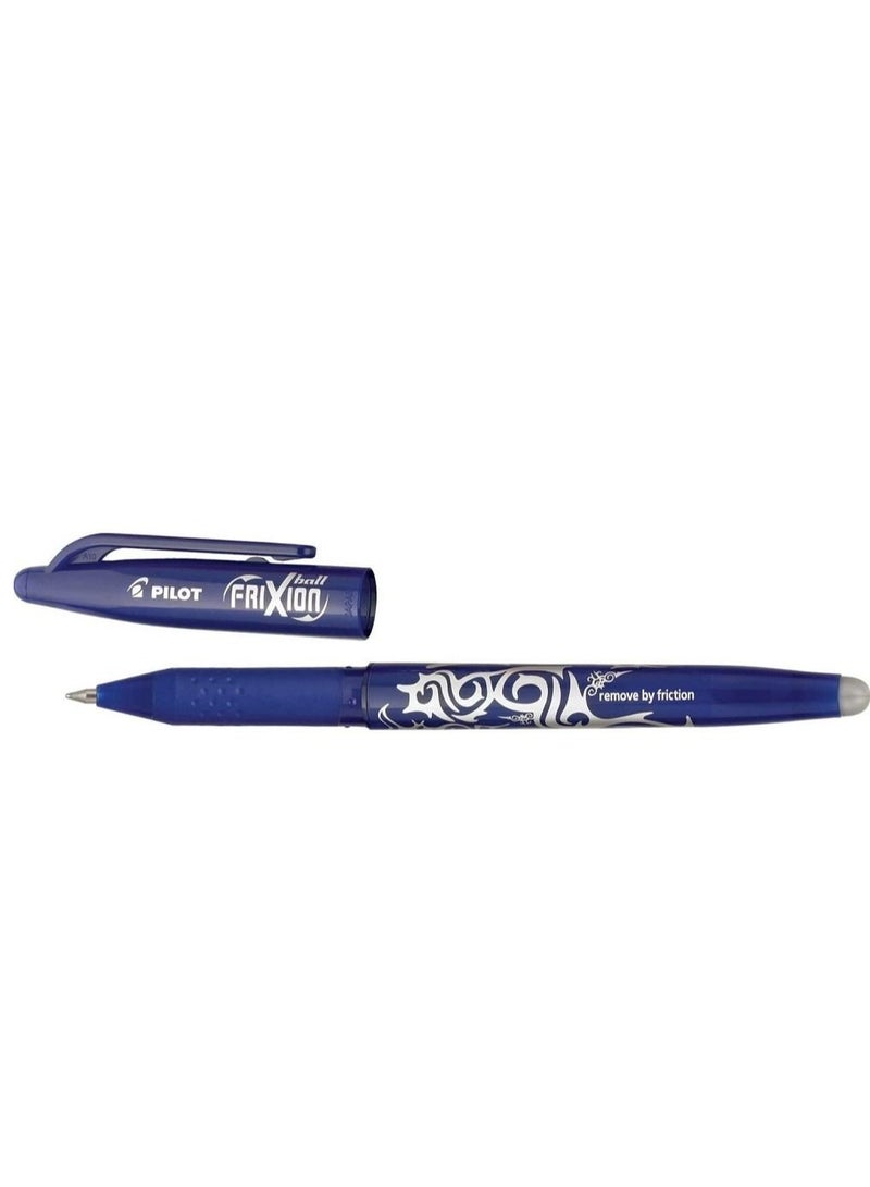 Pilot 4-Piece Frixion Rollerball 0.7mm Erasable Pen Blue - Image 3