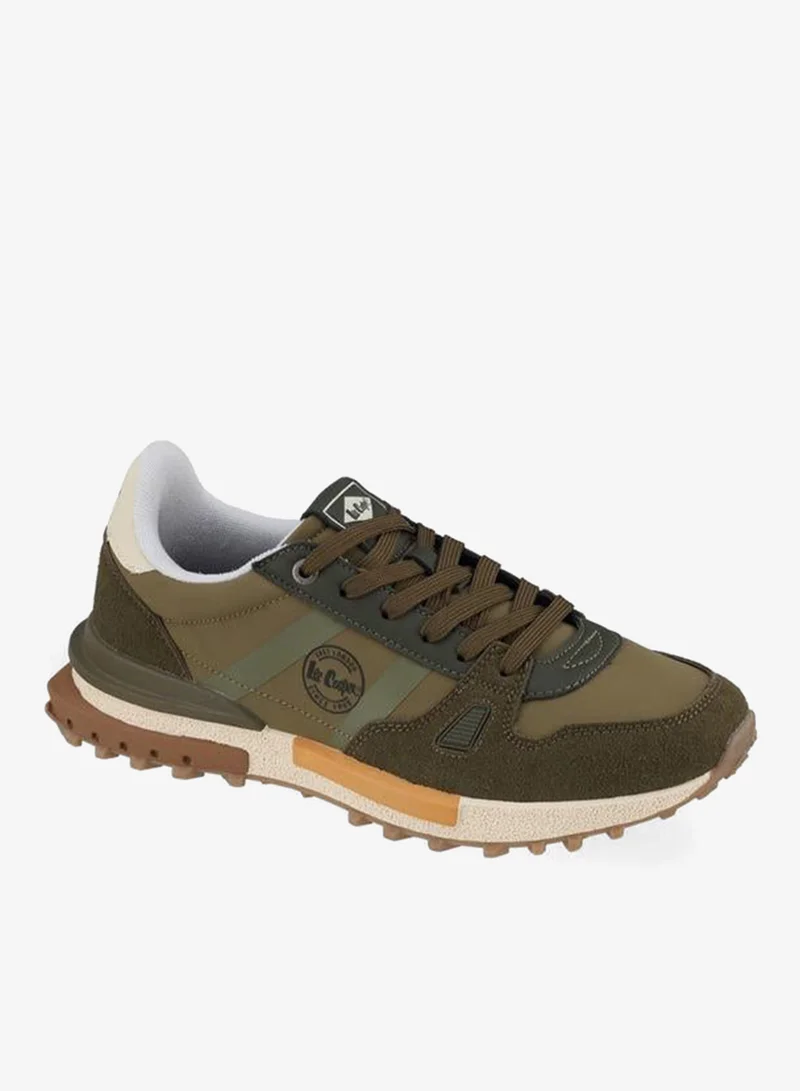 لي كوبر Men Panelled Lace-Up Ankle Sneakers
