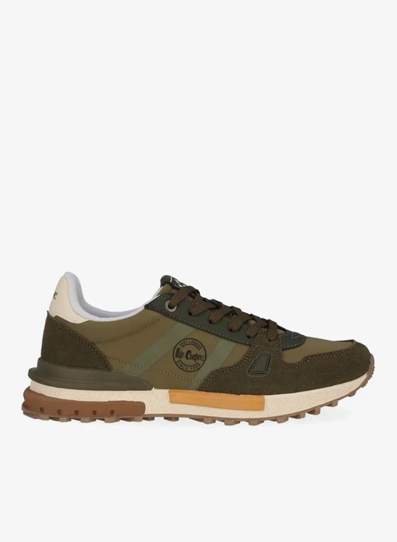 لي كوبر Men Panelled Lace-Up Ankle Sneakers