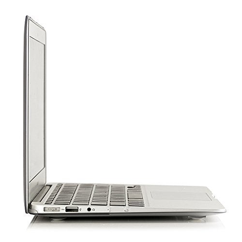 RUBAN Case Compatible with MacBook Air 13 Inch (Models: A1369 & A1466, Older Version 2010-2017 Release), Slim Snap On Hard Shell Protective Cover and Keyboard Cover, Frost White - Image 5