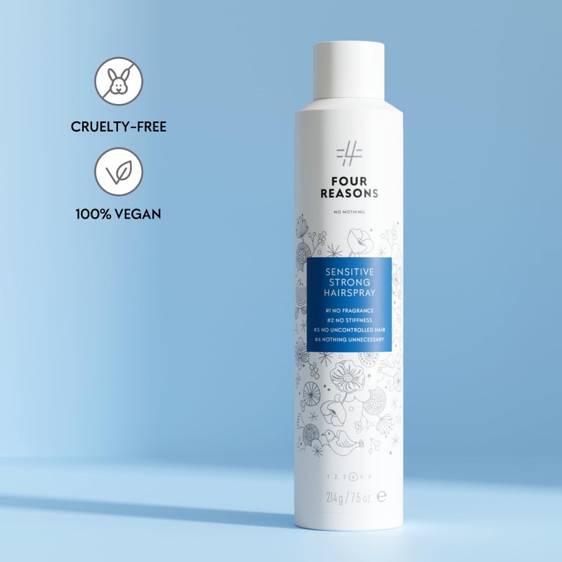No nothing Very Sensitive Strong Hairspray - Fragrance Free Strong Styling and Finishing Spray, Hypoallergenic, Unscented Hair Spray 7.5 Ounce - Image 3