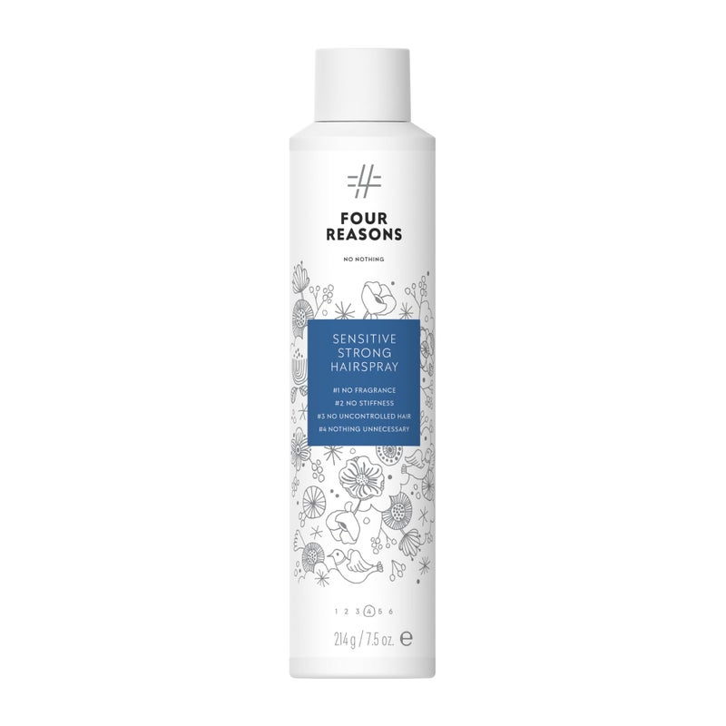 No nothing Very Sensitive Strong Hairspray - Fragrance Free Strong Styling and Finishing Spray, Hypoallergenic, Unscented Hair Spray 7.5 Ounce - Image 1